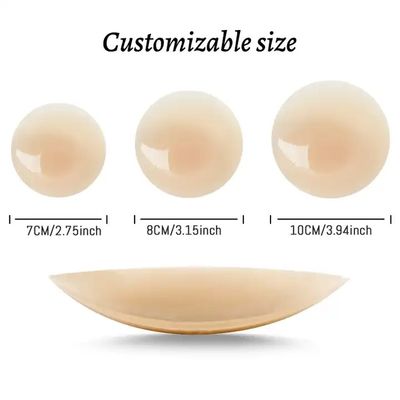 ROHS Reusable Silicone Nipple Cover 7cm 8cm 10cm Food Grade Material