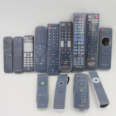 Portable Tasteless TV Remote Case , Durable Silicone Remote Control Protective Cover