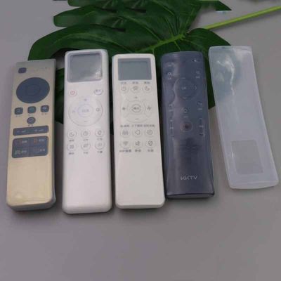 Portable Tasteless TV Remote Case , Durable Silicone Remote Control Protective Cover