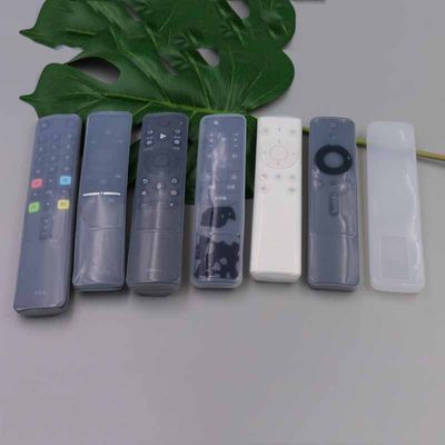 Portable Tasteless TV Remote Case , Durable Silicone Remote Control Protective Cover
