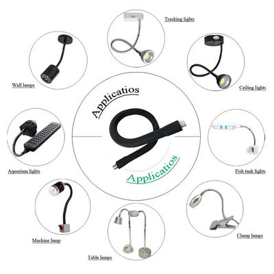 Heatproof Durable Silicone Flexible Pipe , Anti Aging Plastic Gooseneck Tube