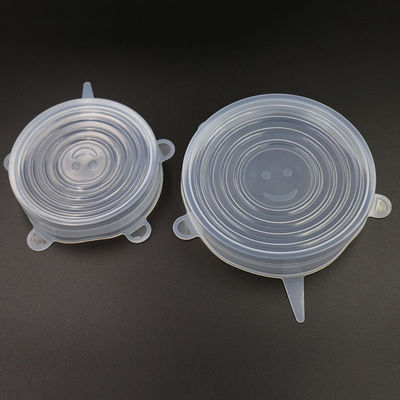 Harmless Practical Silicone Food Covers , Multipurpose Stretchable Silicone Lids