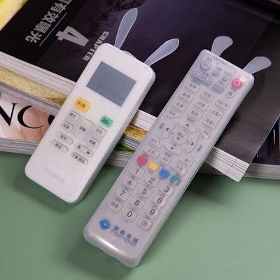 Glow-In-The-Dark Green Rabbit Ear Silicone Protective Cover/Sleeve/Case For TV And Air Conditioner Remote Control