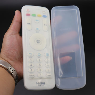Dustproof Odorless TV Remote Protector , Multipurpose Silicone TV Remote Cover