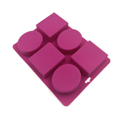 Flexible Tasteless Small Soap Molds Heatproof Lightweight Versatile