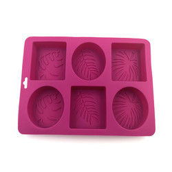 Flexible Tasteless Small Soap Molds Heatproof Lightweight Versatile