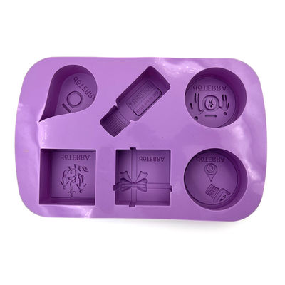 Reusable Nontoxic Custom Soap Molds , Tasteless Silicone Molds For Soap Making