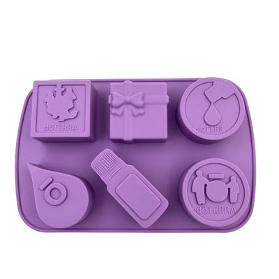 Reusable Nontoxic Custom Soap Molds , Tasteless Silicone Molds For Soap Making