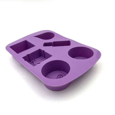 Reusable Nontoxic Custom Soap Molds , Tasteless Silicone Molds For Soap Making