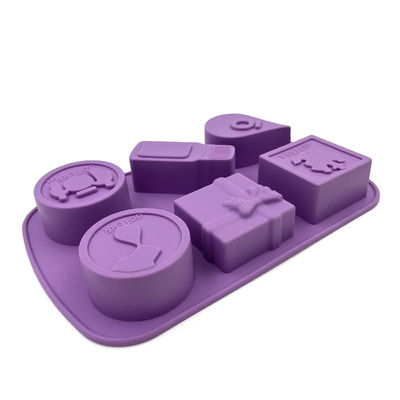 Reusable Nontoxic Custom Soap Molds , Tasteless Silicone Molds For Soap Making