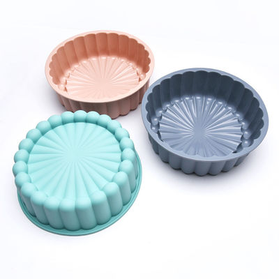 Multicolor Sunflower Silicone Cake Mould Reusable 19.5x6.1cm