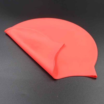 Adult Children Silicone Swimming Hat , Durable Soft Silicone Bathing Cap