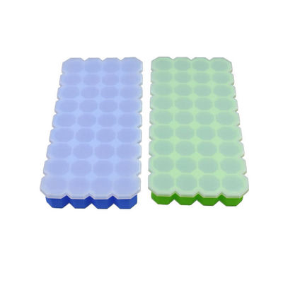 Practical 36 Cavity Silicone Ice Mold BPA Free Easily Pop Up With Lid