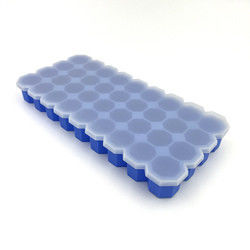 Practical 36 Cavity Silicone Ice Mold BPA Free Easily Pop Up With Lid