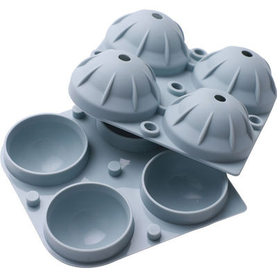 Bourbon Ball Silicone Ice Mold 12x12x5cm Portable For Cocktails