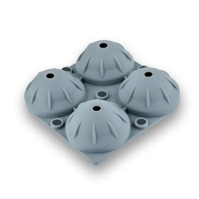 Bourbon Ball Silicone Ice Mold 12x12x5cm Portable For Cocktails