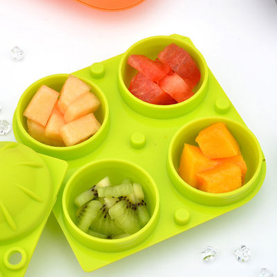 Bourbon Ball Silicone Ice Mold 12x12x5cm Portable For Cocktails