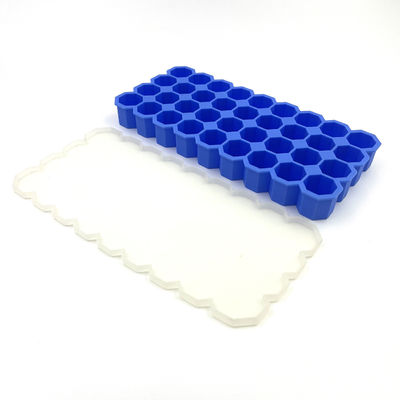 Tasteless Heatproof Ice Tray Moulds , Nontoxic Silicone Mini Ice Cube Trays