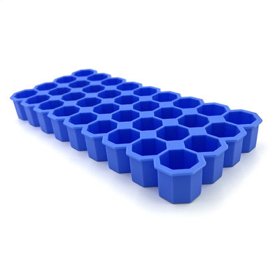 Tasteless Heatproof Ice Tray Moulds , Nontoxic Silicone Mini Ice Cube Trays