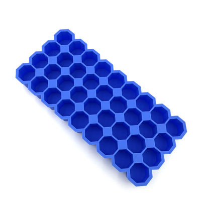 Tasteless Heatproof Ice Tray Moulds , Nontoxic Silicone Mini Ice Cube Trays