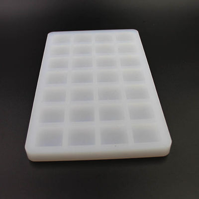 Transparent Chocolate Silicone Candy Mold 28 Cavity 26x16x1.5cm