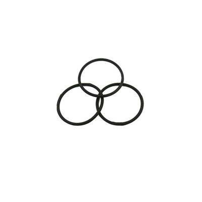 Odorless Practical Silicone Rubber Supplies Hair Ties High Elastic