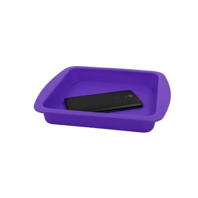 Square Durable Silicone Cake Mould Pan Anti Falling Multicolor
