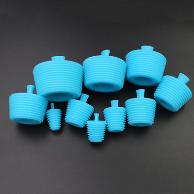 Blue Sealed Silicone Bottle Stopper Reusable Multipurpose Durable