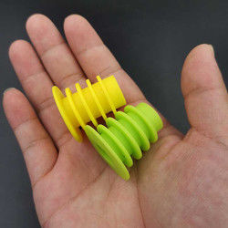 Multicolor Wine Silicone Bottle Stopper Odorless Reusable Durable