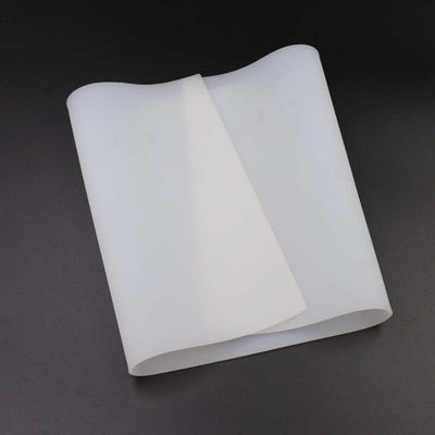 Milky White Silicone Rubber Sheet Heat Insulation Thickness 0.1mm 0.2mm 1mm