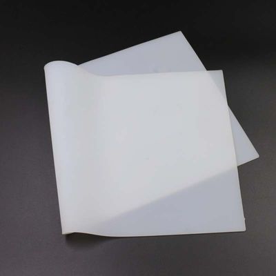 Milky White Silicone Rubber Sheet Heat Insulation Thickness 0.1mm 0.2mm 1mm