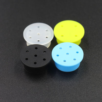 Nontoxic Sturdy Breathable Silicone Stopper , Waterproof Salt And Pepper Shaker Caps