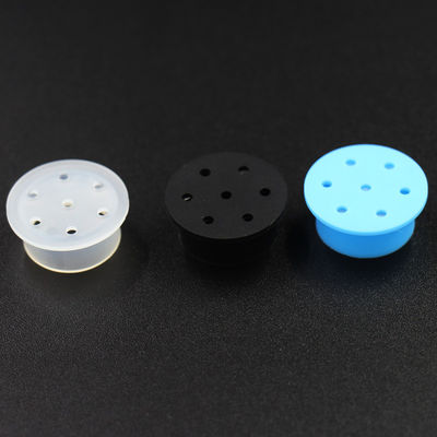 Nontoxic Sturdy Breathable Silicone Stopper , Waterproof Salt And Pepper Shaker Caps