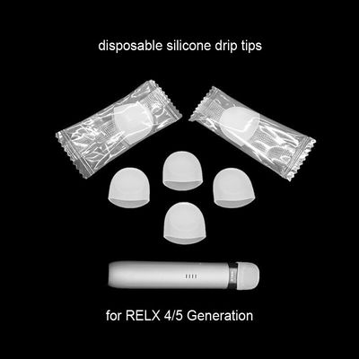 Disposable Durable 510 Silicone Drip Tip , Odorless Rubber Mouthpiece Cover