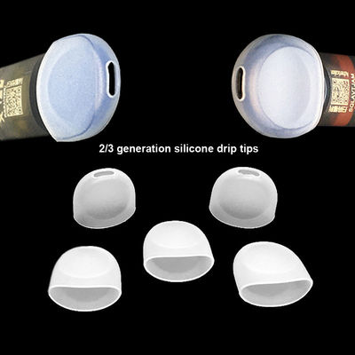 Disposable Durable 510 Silicone Drip Tip , Odorless Rubber Mouthpiece Cover