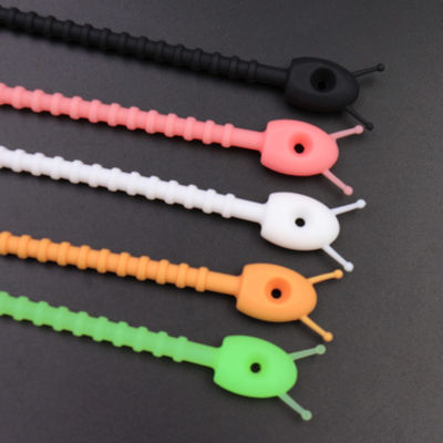 Adjustable Silicone Rubber Supplies Cable Straps Removable Reusable