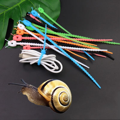 Adjustable Silicone Rubber Supplies Cable Straps Removable Reusable