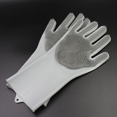 Reusable Oilproof Silicone Washing Gloves For Dishes Harmless