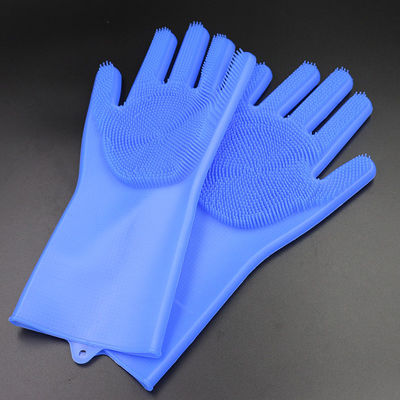 Reusable Oilproof Silicone Washing Gloves For Dishes Harmless