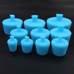 Portable Heatproof Silicone Wine Corks , Silicone Sealed Wine Beer Champagne Stopper