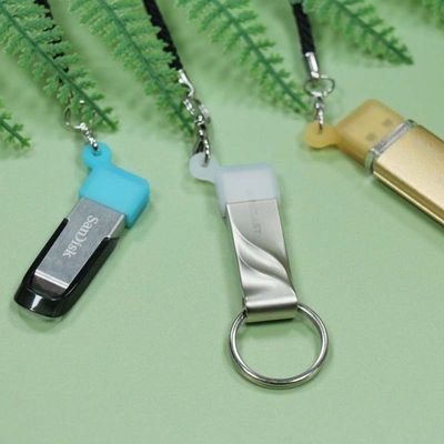 Odorless Oilproof Silicone USB Port Cover , Portable USB Silicone Cap