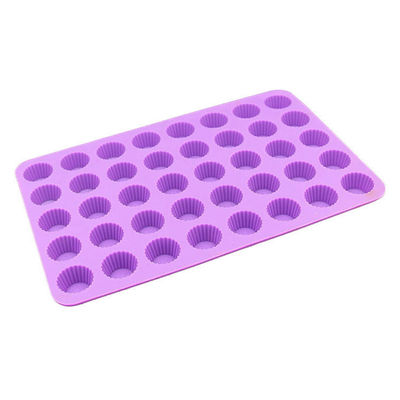 Reusable Silicone Cake Mould Heat Resistant 40 Cavities Non Stick