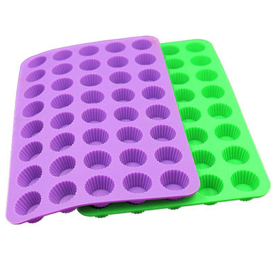 Reusable Silicone Cake Mould Heat Resistant 40 Cavities Non Stick