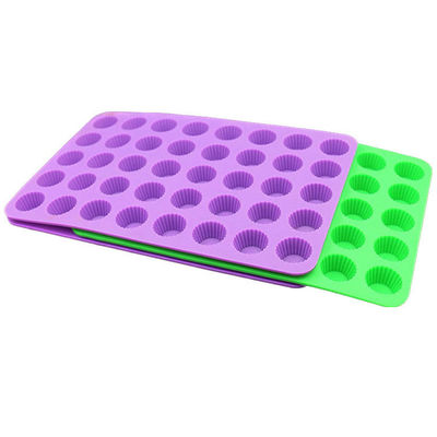 Reusable Silicone Cake Mould Heat Resistant 40 Cavities Non Stick