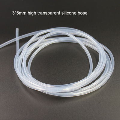 Odorless Transparent Silicone Hose Pipe 2x4mm 3x5mm 5x7mm Expandable