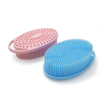 Soft Silicone Shower Brush Body Scrubber Food Grade For Men Women Baby