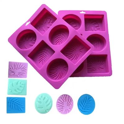 Nontoxic Practical Silicone Soap Mold heat Resistant 22.5x17x2.8cm